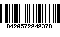 Código de Barras 8420572242370