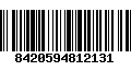 Código de Barras 8420594812131