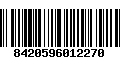 Código de Barras 8420596012270
