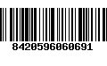 Código de Barras 8420596060691