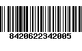 Código de Barras 8420622342005