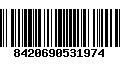 Código de Barras 8420690531974