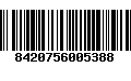 Código de Barras 8420756005388