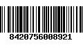 Código de Barras 8420756008921