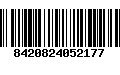 Código de Barras 8420824052177