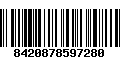 Código de Barras 8420878597280