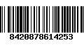 Código de Barras 8420878614253