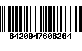 Código de Barras 8420947606264