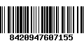 Código de Barras 8420947607155