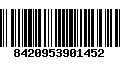 Código de Barras 8420953901452