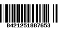 Código de Barras 8421251887653