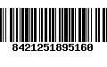 Código de Barras 8421251895160