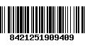 Código de Barras 8421251909409