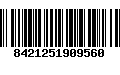 Código de Barras 8421251909560