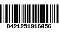 Código de Barras 8421251916056