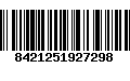 Código de Barras 8421251927298