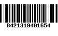 Código de Barras 8421319401654