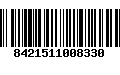 Código de Barras 8421511008330