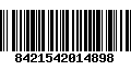 Código de Barras 8421542014898