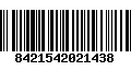 Código de Barras 8421542021438