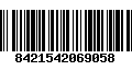 Código de Barras 8421542069058