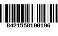 Código de Barras 8421558100196