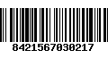 Código de Barras 8421567030217