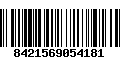 Código de Barras 8421569054181