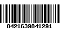 Código de Barras 8421639841291