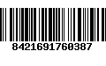 Código de Barras 8421691760387