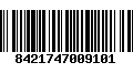 Código de Barras 8421747009101