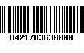 Código de Barras 8421783630000