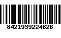 Código de Barras 8421939224626