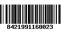 Código de Barras 8421991160023