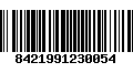 Código de Barras 8421991230054