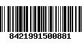 Código de Barras 8421991500881