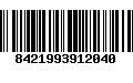 Código de Barras 8421993912040