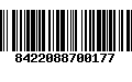 Código de Barras 8422088700177