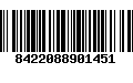 Código de Barras 8422088901451