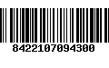 Código de Barras 8422107094300