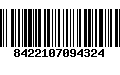 Código de Barras 8422107094324