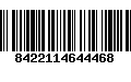 Código de Barras 8422114644468