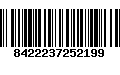 Código de Barras 8422237252199