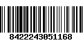 Código de Barras 8422243051168