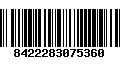 Código de Barras 8422283075360