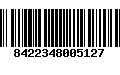 Código de Barras 8422348005127