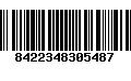 Código de Barras 8422348305487