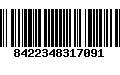 Código de Barras 8422348317091