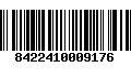 Código de Barras 8422410009176