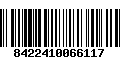 Código de Barras 8422410066117